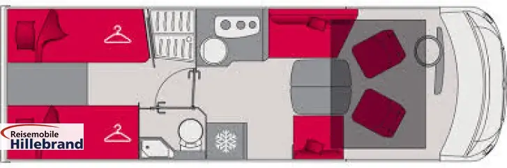 Grundriss Tag Pilote Galaxy G740FGJ Evidence Vollausstattung MJ 26