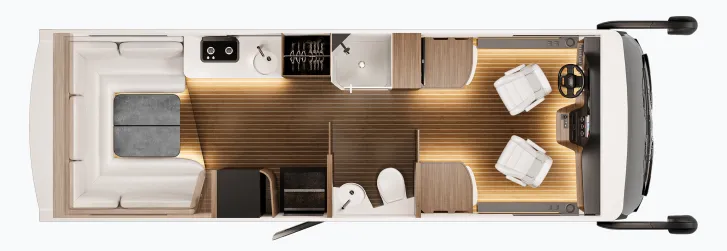 Grundriss Tag Concorde Carver 790 RLI GSRII*Komfort-u.Sicherheit