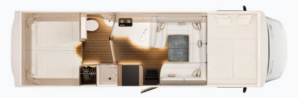 Tagesgrundriss Concorde Cruiser 901 LRA