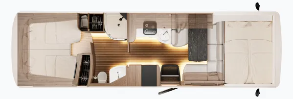 Tagesgrundriss Concorde Cruiser 950 LSA