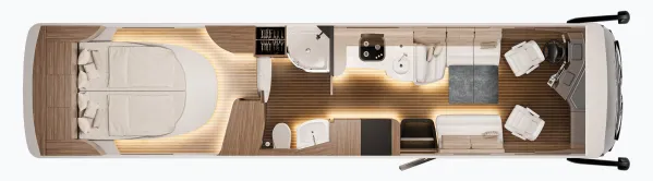 Tagesgrundriss Concorde Liner 1090 GI