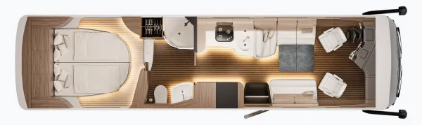 Tagesgrundriss Concorde Liner 990 GI