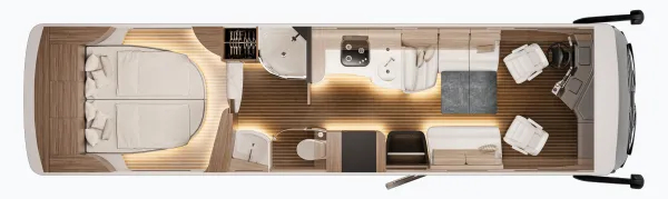 Tagesgrundriss Concorde Liner 995 GI