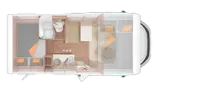 Grundriss Tag Weinsberg CaraHome 550 MG *bis 5 Tage*Probewohnen*