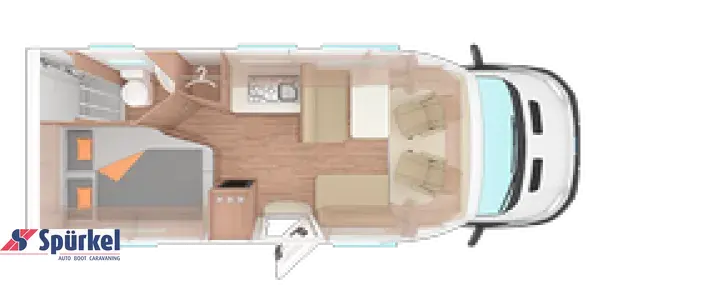 Grundriss Tag Weinsberg CaraLoft 650 MF *bis 5 Tage*Probewohnen*