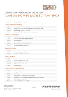 Fahrzeugbild Weinsberg CaraSuite 650 MEG EDITION [SPICY] Im Zulauf 03/2026 #7