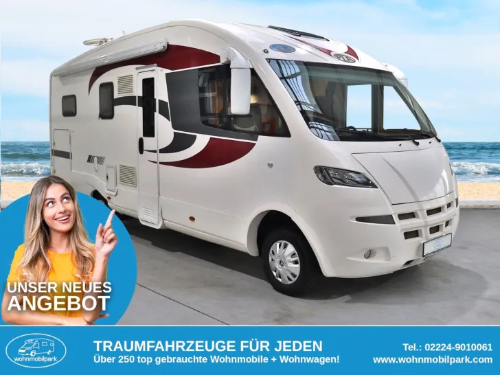Fahrzeugbild P.L.A. Sandy/Einzelbetten+Hubbett/Garage/Klima/Markise #1