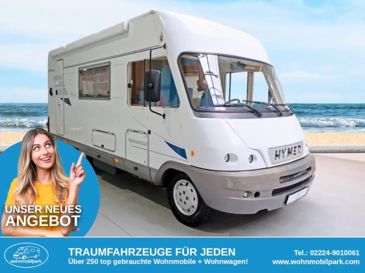Fahrzeugbild Hymer B 584 Classic/Hubbett/Markise/Bar-Version/Finanz #1