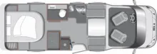 Grundriss Tag LMC Tourer T 720 SAT + SOLAR + Lithium