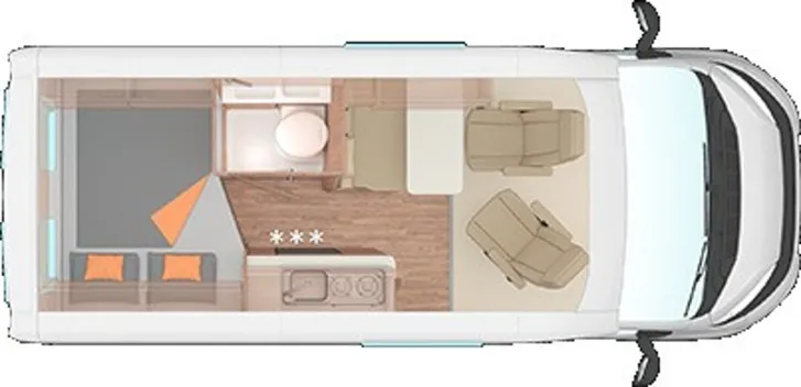 Grundriss Tag Weinsberg CaraBus 540 MQ