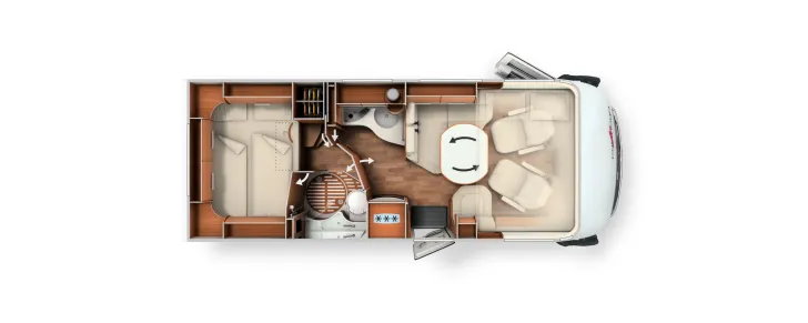 Grundriss Tag Carthago chic c-line I 4.2 DB