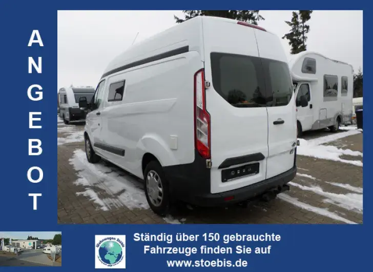 Fahrzeugbild Ford Transit Custom L2 - H2 - 2,0 l Diesel VK 15 -Yachtausbau! der Hammer #3