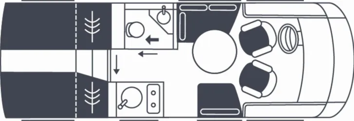 Grundriss Tag Niesmann + Bischoff iSmove 6.9 E