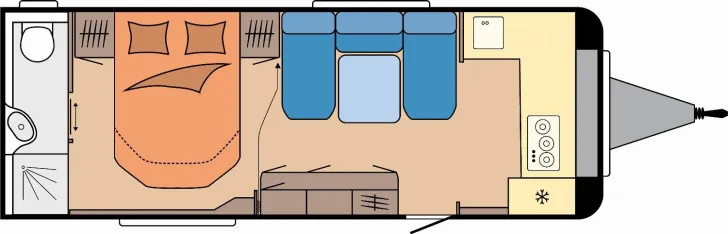 Grundriss Tag Hobby Maxia 660 WQM 2026er !! ALDE, Backofen, 2,5T