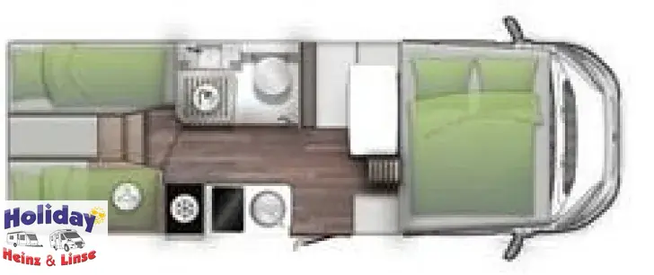 Grundriss Tag Forster Alkoven FA 699 EB