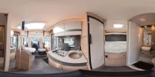 360° Innenansicht Dethleffs Globebus Active I 1 AHK NAVI SAT-TV 2026