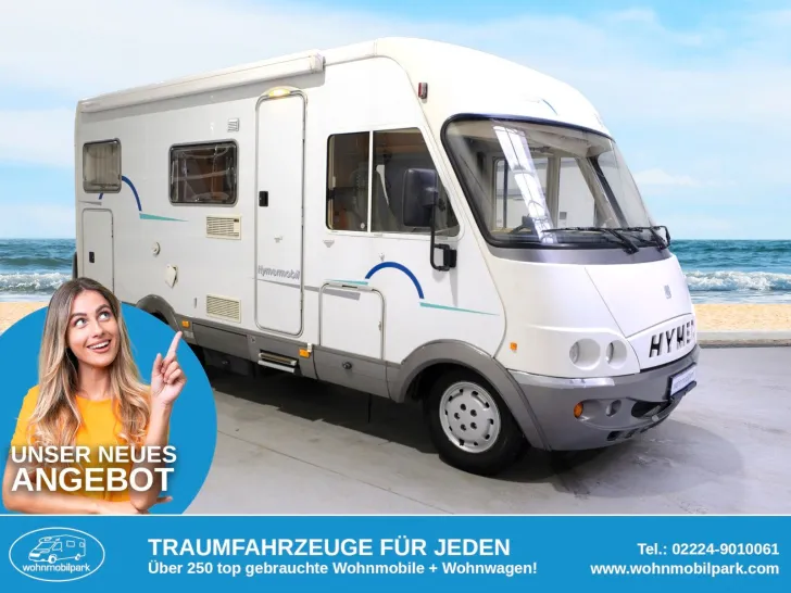 Fahrzeugbild Hymer B 524/Festbett+Hubbett/Garage/Solar/Markise #2