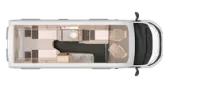 Grundriss Nacht Knaus BoxLife Pro 630 FREEWAY 60 Years Luxus-TraumMobil mit TGZ