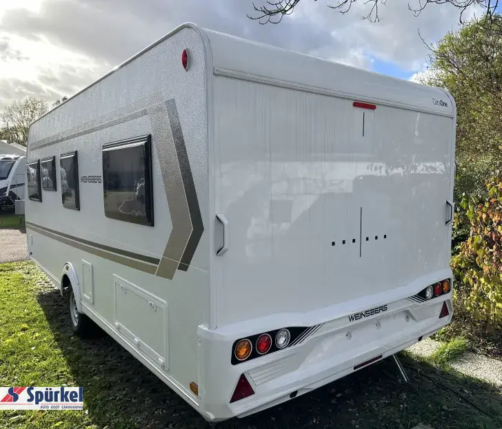 Schräg Hinten Weinsberg CaraOne 550 UK *ETS*1.700kg*Ersparnis 7.627€