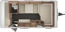 Grundriss Tag Tabbert Senara 460DMK 2.3 ähnlich Casadora mit Klima