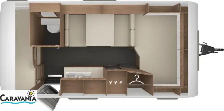 Grundriss Tag Tabbert Senara 460DMK 2.3 ähnlich Casadora mit Klima
