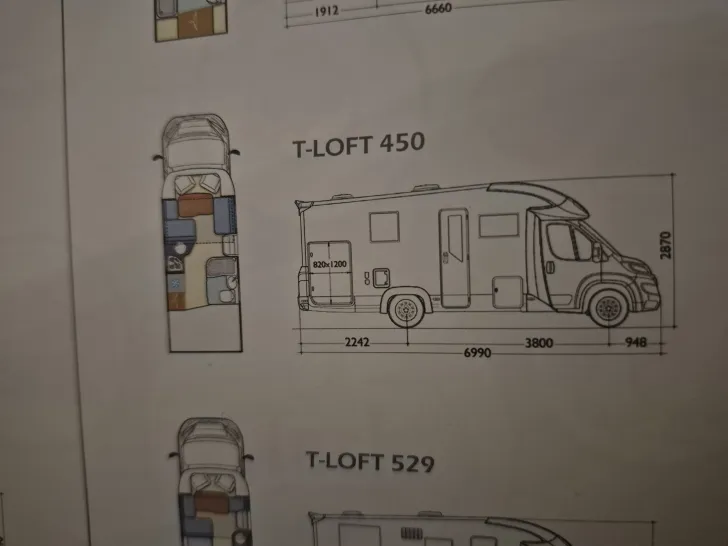Grundriss Tag Elnagh T - Loft 450 Sehr guter Zustand