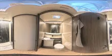 360° Innenansicht Forster Integriert I 745 QF, 26, LITHIUM, SOLAR, TV