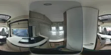 360° Innenansicht Carado pro CV 540 Autom|AHK|Markise|Navi|RFK|Rahmen-Fen