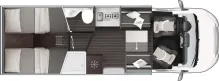 Grundriss Tag Roller Team Zefiro 287 P *32"*ACC*Winter Paket*LITHIUM