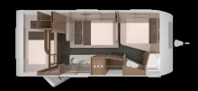 Grundriss Nacht Knaus Sport 540 FDK
