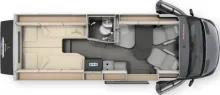 Grundriss Tag Malibu Genius 641 LE Mercedes
