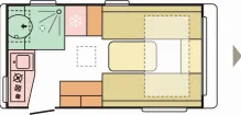 Grundriss Tag Adria Action 391 LH Sports