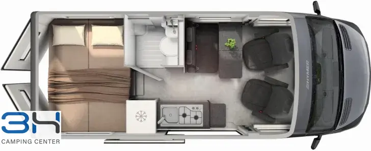 Grundriss Tag Hymer Grand Canyon S CrossOver 600 -14.120Allrad-Deals