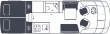 Grundriss Tag Niesmann + Bischoff Arto 78 Mehr Premium. Mehr Preisvorteil.