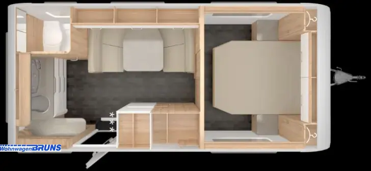 Grundriss Tag Tabbert Vivaldi 550 DF 2,5