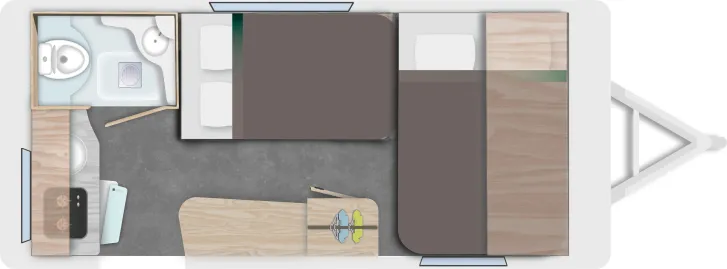 Grundriss Nacht Sterckeman Easy 420CP