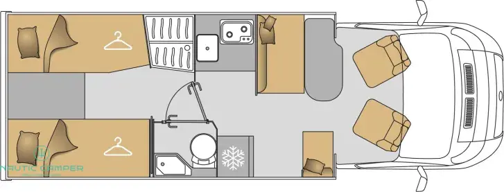 Grundriss Tag Mooveo Tei 70EB *ALL-IN-ONE-PLUS* *AB SOFORT*