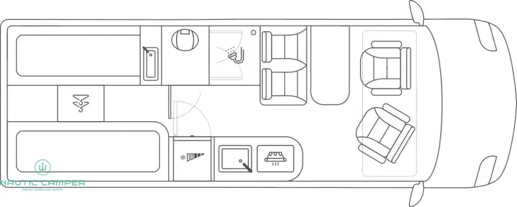 Grundriss Tag Globe-Traveller Explorer Evo new Polsterung noch wählbar