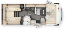 Grundriss Tag Malibu I 460 LE Liste:  134.370