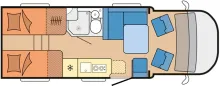 Grundriss Tag Hobby Prestige T 710 GE