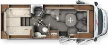 Grundriss Tag Carthago chic c-line T 4.9 LE Mercedes (329)