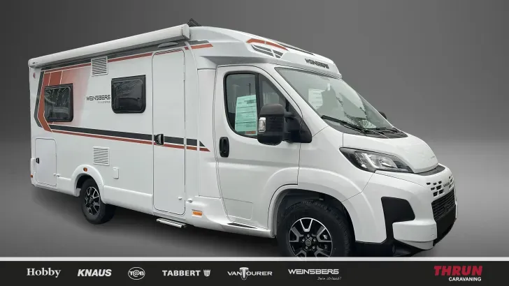 Schräg Vorne Weinsberg CaraCompact 600 MF EDITION [Pepper] *2025*TV*Media*Fahrradtr.*