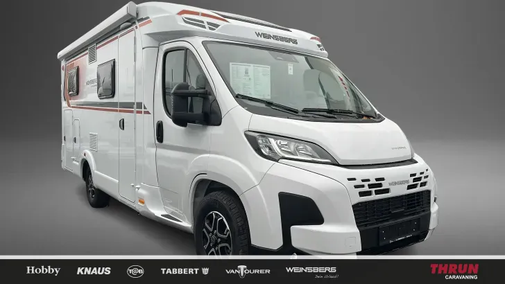 Schräg Vorne Weinsberg CaraCompact 600 MEG EDITION [PEPPER] *2025*Autom*TV*Rahmenfenster*