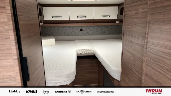 Betten Weinsberg CaraCompact 600 MEG EDITION [PEPPER] *2025*Autom*TV*Rahmenfenster*