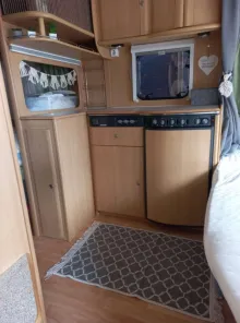 Grundriss Tag Dethleffs Camper 450 DB Top Zustand , Garage