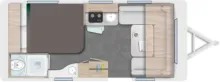 Grundriss Tag Caravelair Sport Line 455 Arctic/Zubehör/Smart/Shower