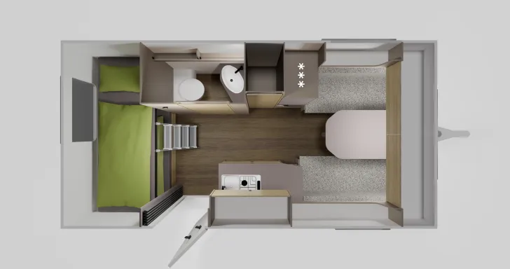 Grundriss Tag NEXT 381 leichter Familienwagen