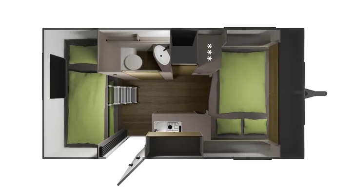 Grundriss Nacht NEXT 381 leichter Familienwagen