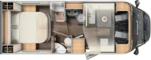 Grundriss Tag Sunlight T 69L XV Edition gut gepflegt - kein