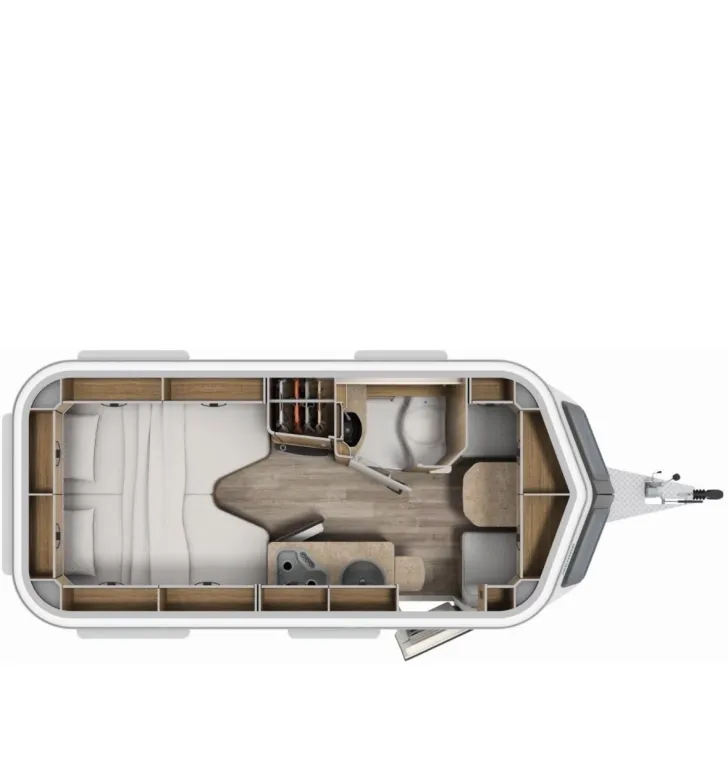Grundriss Tag Hymer Eriba Touring 542 Sehr gepflegt
